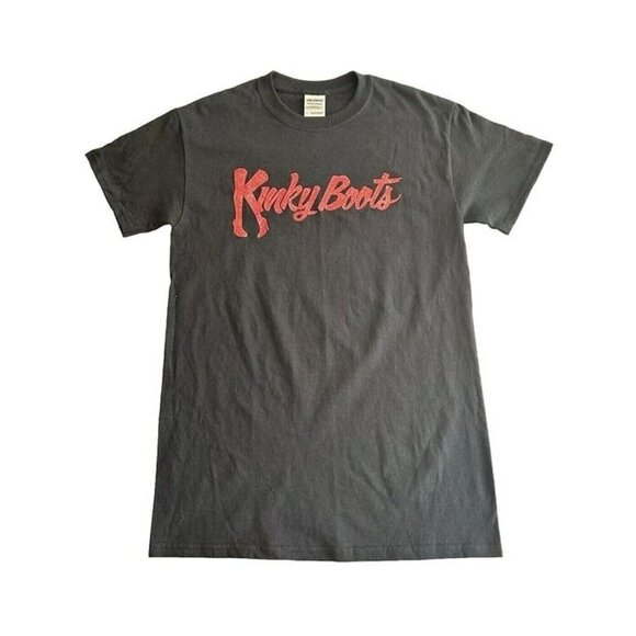 Unisex Small NYC Broadway Tony Award Kinky Boots Musical Black Red Show‎ T Shirt - Picture 1 of 5
